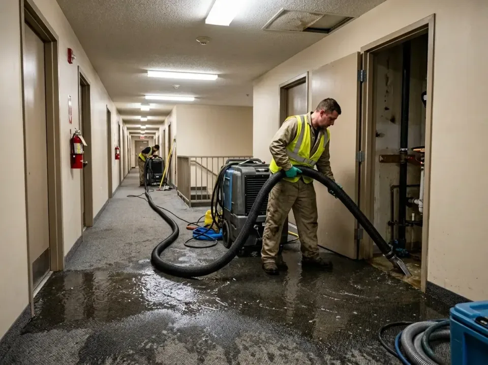 multi-unit-apartment-hallway-f-005 — frequently asked questions, Emergency Burst Pipe Water Extraction & Removal in Clarinda…